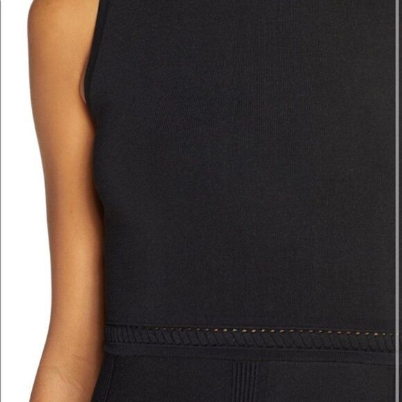French Connection Tia Tobey Flare Dress, Little Black Dress, Black, Size 2 NWT - Picture 6 of 15
